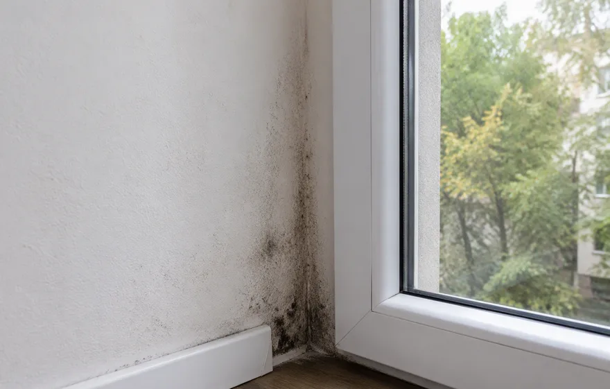 Чёрная плесень в углу стены квартиры — причины появления и уничтожение плесени